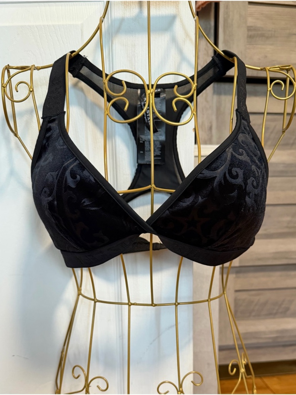 NWOT KILLSTAR Black Velvet Bralette